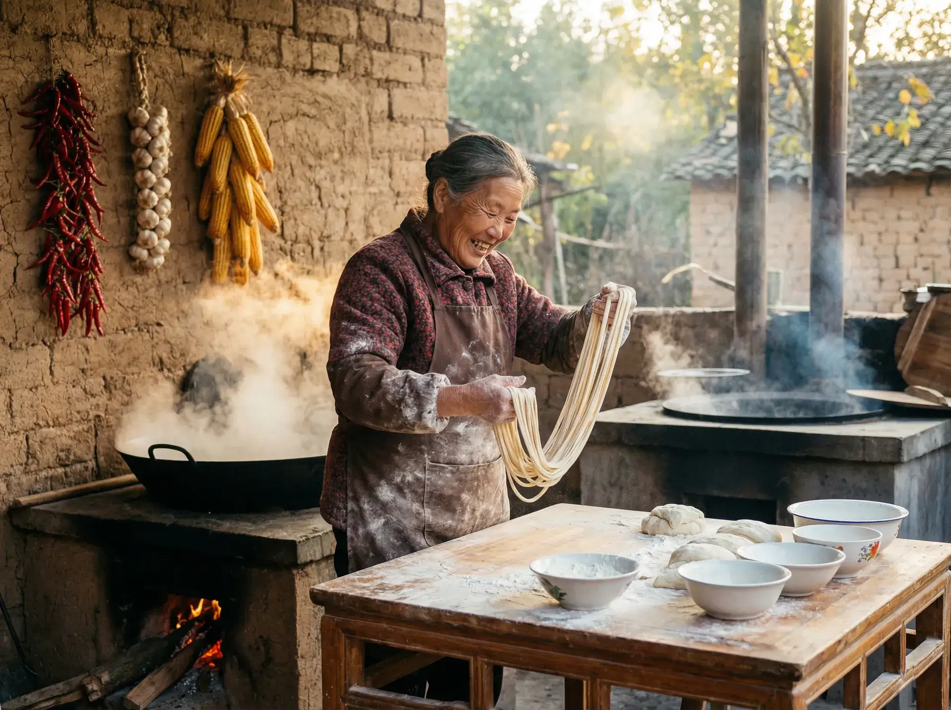 农家大嫂手擀面 - 网站入口正能量直接进入免费 乡村美食